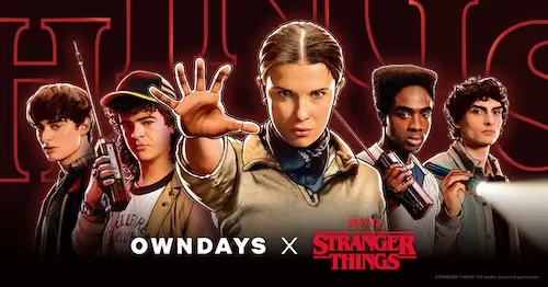 ストレンジャー・シングス」OWNDAYSとコラボ、アイウェアコレクション
