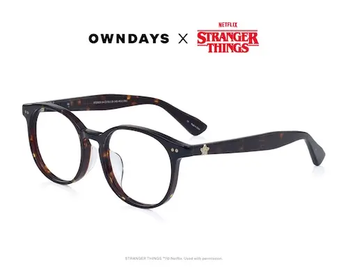 ストレンジャーシングス　メガネクロス　セット ストレンジャー・シングス」OWNDAYSとコラボ、アイウェアコレクション