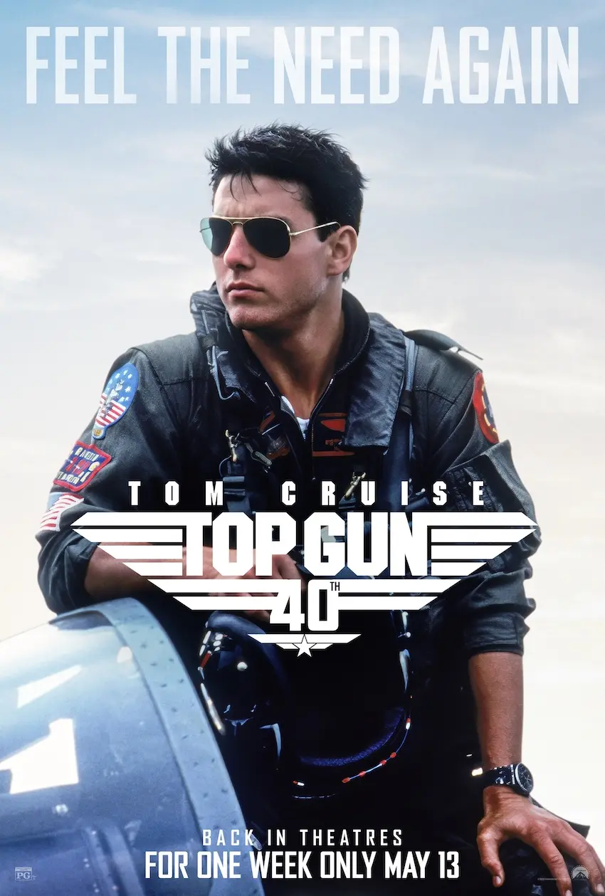 トップガン』『トップガン マーヴェリック』9日限定上映決定、ラージ