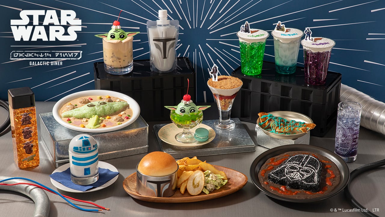 スター・ウォーズ　カフェ　アクリルコースター スター・ウォーズ／マンダロリアン・アンド・グローグー』コラボカフェ