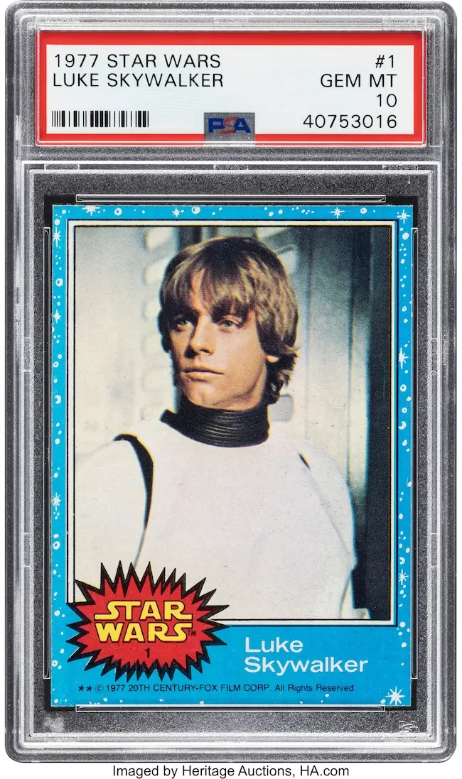 スター・ウォーズ』ルーク・スカイウォーカーのカード1枚が1億770万円