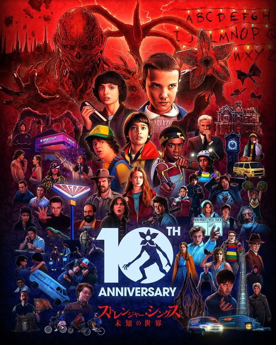 ストレンジャー・シングス」10周年の思い出トーク動画が公開 ─ レトロ