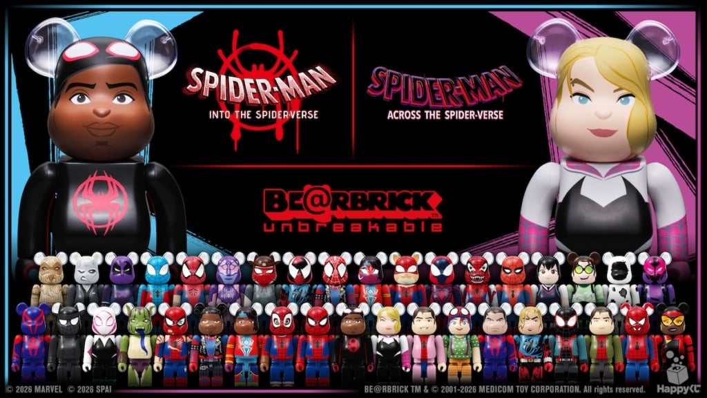 MARVEL 『SPIDER-MAN: SPIDER-VERSE』/ Happyくじ「BE@RBRICK」